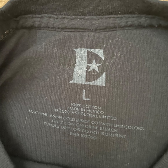 Elton John Black T-Shirt size Large - Picture 4 of 6
